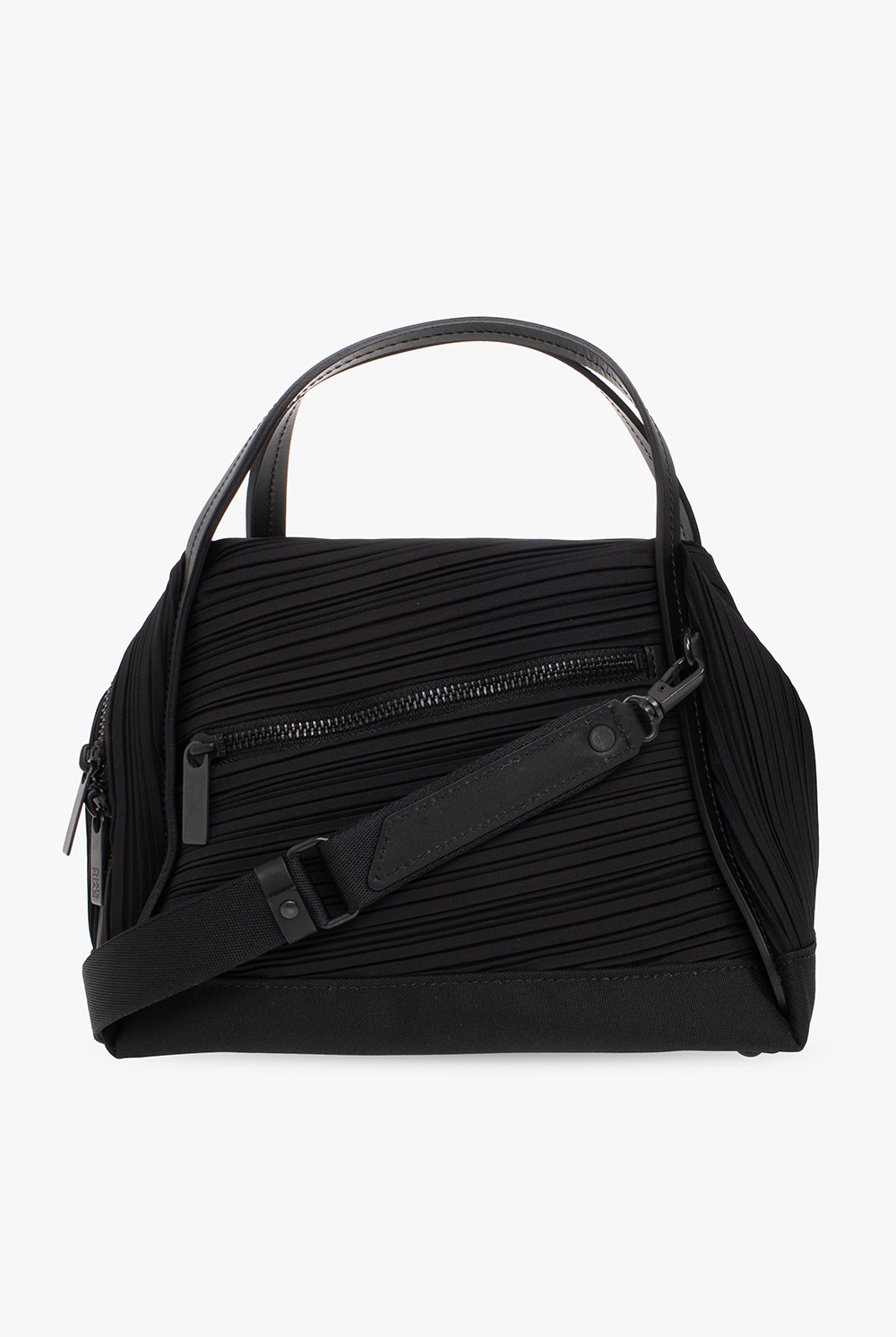 Black 'Bias Pleats' shoulder bag Issey Miyake Pleats Please